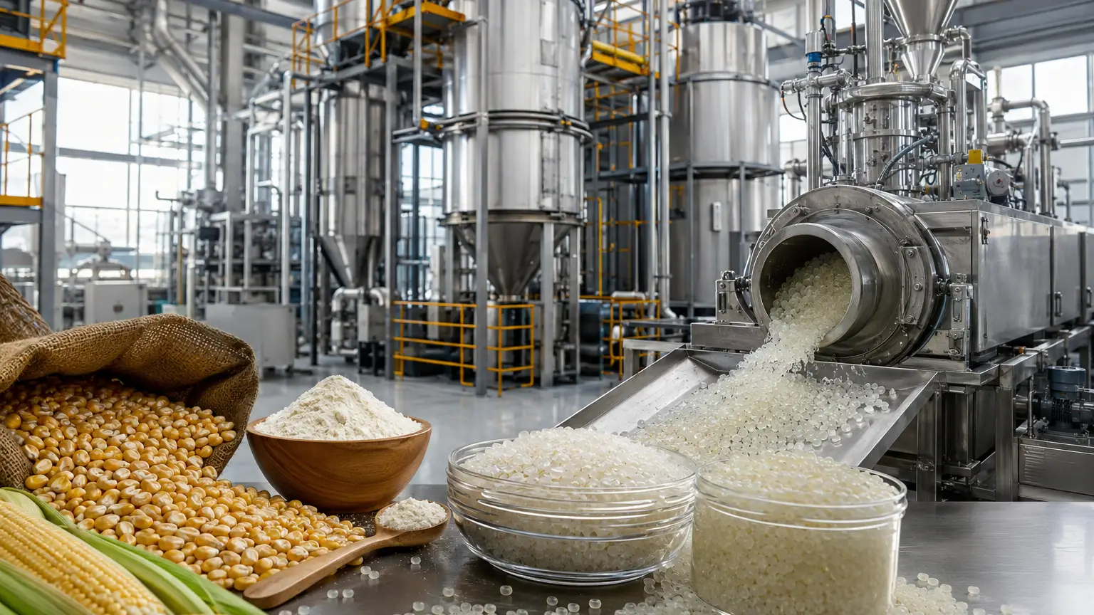 Corn Starch in Bioplastics: How BASF, NatureWorks & Novamont Drive Demand